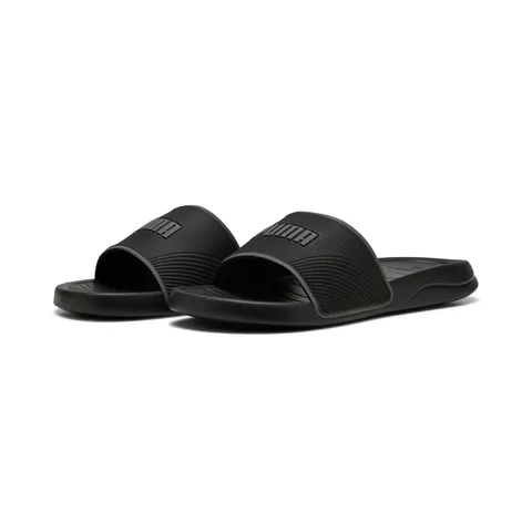 PUMA Unisex Popcat 20 Go Slide Sandal, Black-Cool Dark Gray, 44 EU, Puma, Nero, Grigio