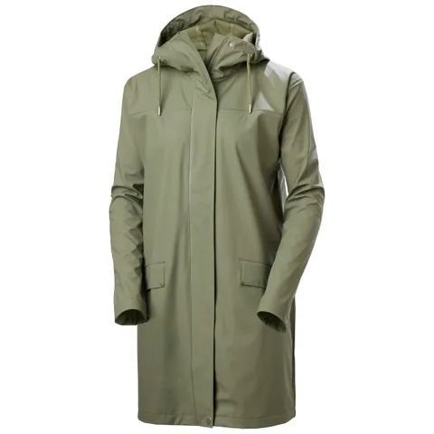 Helly Hansen Women's W Moss Rain Coat, Green, XL