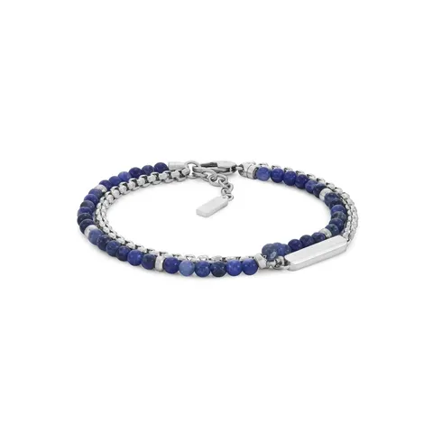 Emporio Armani Uomo Bracciale in acciaio inox color argento, EGS3323040