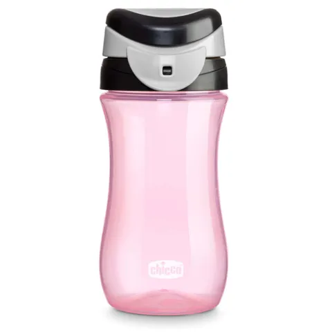 Chicco Travel Cup, Tazza per Bambini 2 Anni, Pratica Apertura, Beccuccio Integrato