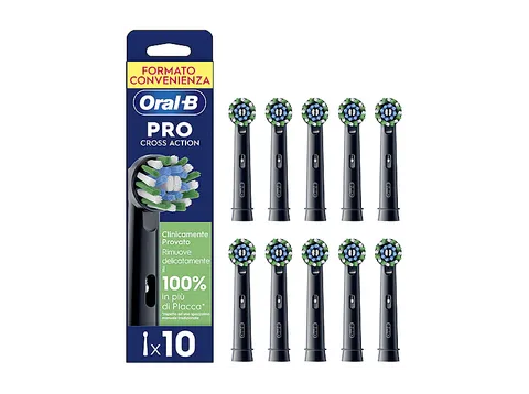 Oral-B Pro Cross Action Testine 10 pezzi