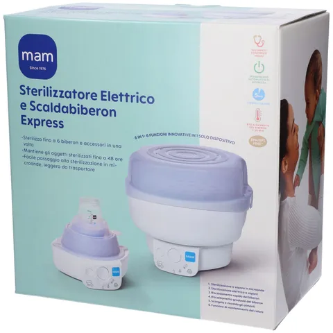MAM Sterilizzatore Elettrico + Scaldabiberon Express