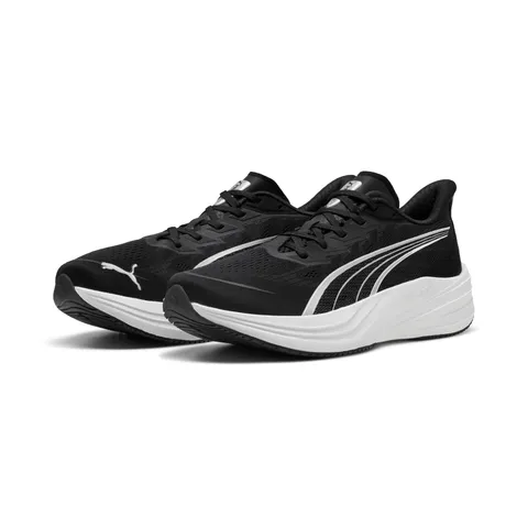PUMA Scarpe da Corsa Unisex Darter PRO 2, Colore Nero, Argento e Bianco, Numero 37, Puma