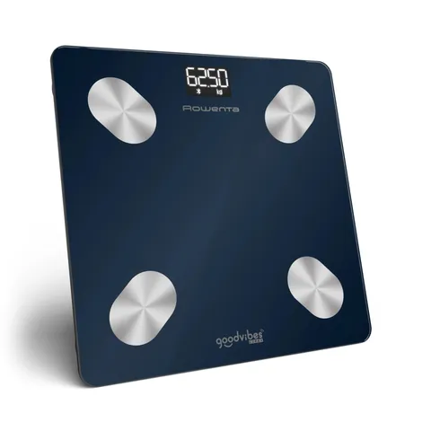 Rowenta Goodvibes Life+ 2.0, Bilancia con Schermo LED Facile da Leggere, Capacità 180 kg