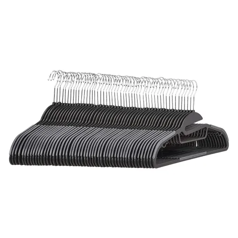 Amazon Basics Grucce in plastica, antiscivolo, resistenti, con gomma e barra orizzontale