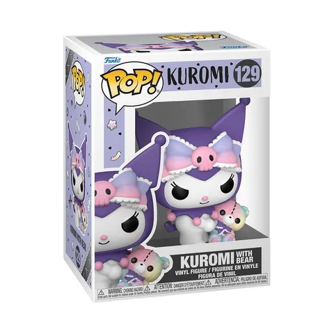 Funko Hello Kitty Kuromi With Bear Vinyl Figur 129 Non Specificato Pop! standard PVC