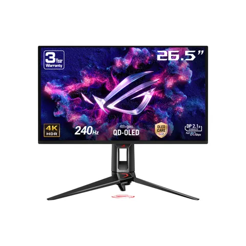 ASUS ROG Swift PG27UCDM, Monitor da 26,5", 4K OLED (3840x2160), 0,03ms (GTG), 240Hz