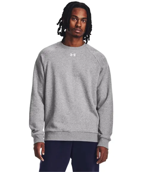 Under Armour Uomo UA Rival Fleece Crew Shirt