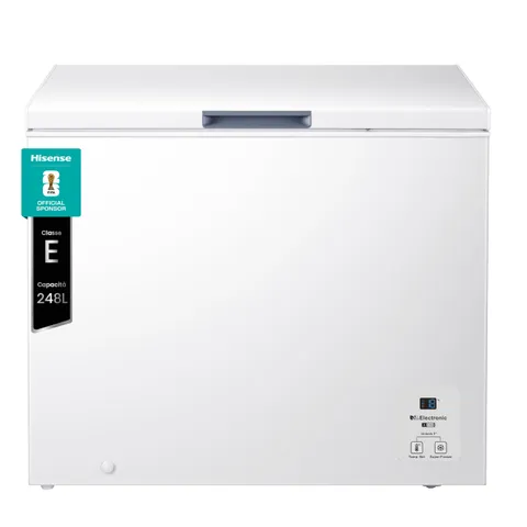 Hisense FC321D4AWLE Congelatore a Pozzo 248 L di capacità, Silenzioso 40 dB, Bianco
