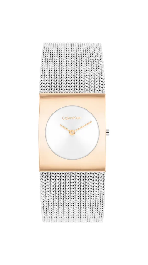 Calvin Klein Orologio Analogico al Quarzo da Donna Collezione CK Pulse con Cinturino in