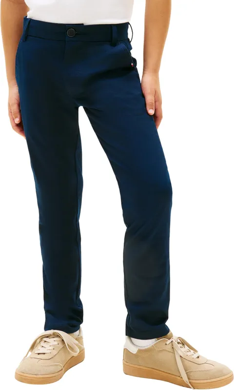 Tommy Hilfiger Pantaloni Chino 1985 Bambino KB0KB09638 Chino, Blu (Dark Night Navy), 10