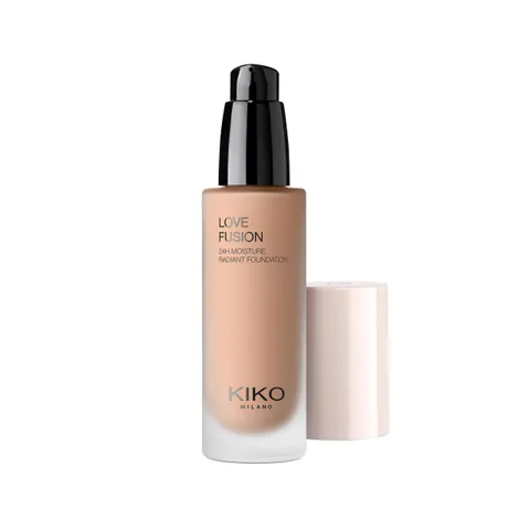 KIKO Milano Love Fusion 24H Moisture Radiant Foundation 5.5WR, Fondotinta Idratante A