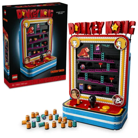 LEGO Super Mario Donkey Kong Arcade - Kit di Modellismo 3D Interattivo per Adulti con