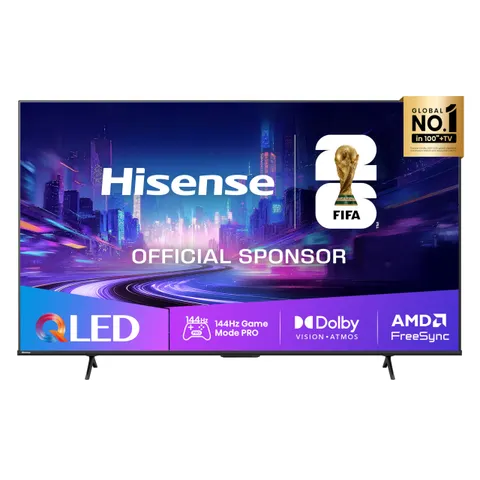 Hisense TV 55" QLED 4K 144Hz 2025 55E7Q PRO, Smart TV Vidaa U8, Dolby Vision IQ, HDR 10+