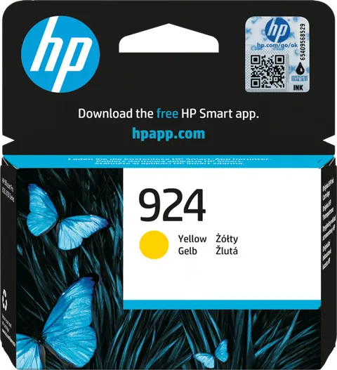 HP 924 (‎4K0U5NE) - Cartuccia originale per stampante HP OfficeJet Pro 8124e, 8122e, 8132e, 8135e, 8134e, 8125e