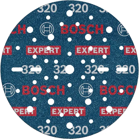 Bosch 6x Disco per levigatura Expert O780, 150 mm (per Legno duro, Vernice su legno, Ø