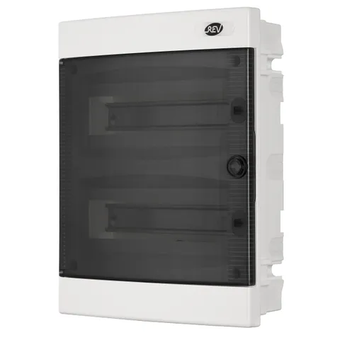 REV Ritter 0515505555 - Distributore ad incasso con porta trasparente, a 2 file, colore: