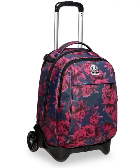 Invicta Trolley TECH Roses, Crossover System, Tasche multifunzione, Per bambine e