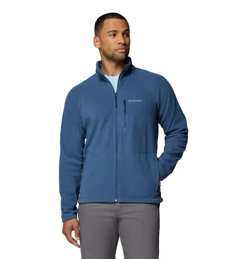 Columbia Fast Trek 2 - Giacca in pile da uomo con zip intera, Dark Mountain, XL