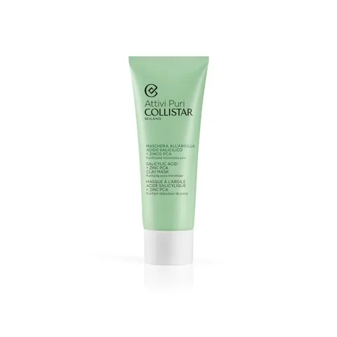 Collistar Attivi Puri Maschera Viso all'Argilla con Acido Salicilico, Purificante e
