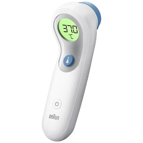 Braun Sensian 5 Termometro frontale senza contatto, Guida al posizionamento, Display