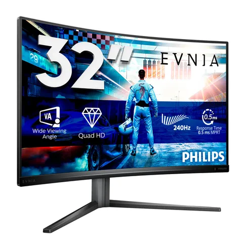Philips Gaming Monitor 31.5" Curvo WQHD 240Hz