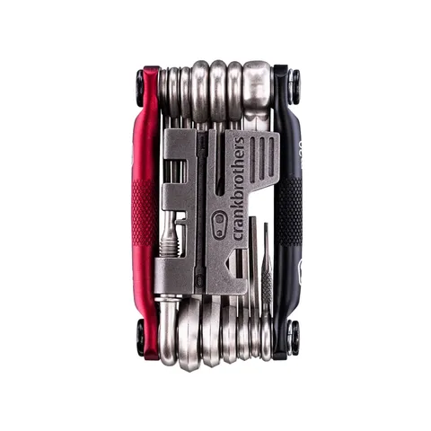 Crank Brothers Nero/Rosso Strumento Multi-20 Adulti Unisex, taglia unica
