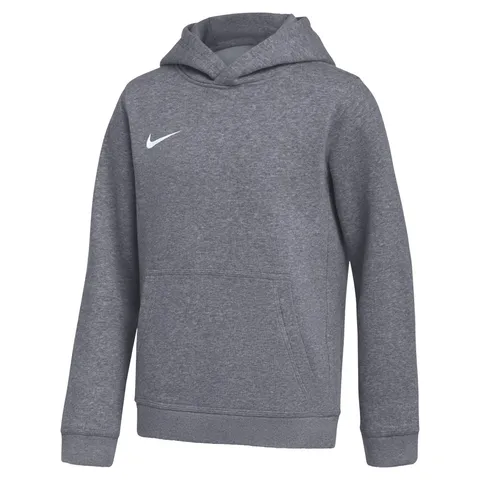 Nike Park26 FLC Po Hoodie per Bambini Charcoal Heathr/White 13/15 Anni