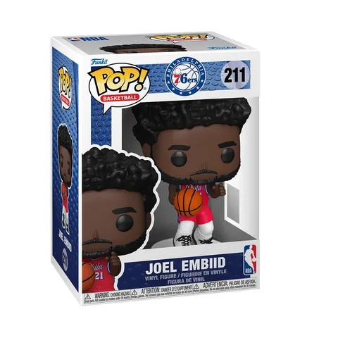 Funko Pop! NBA: 76ers - Joel Embiid - NBA Players - Figura in Vinile da Collezione - Idea