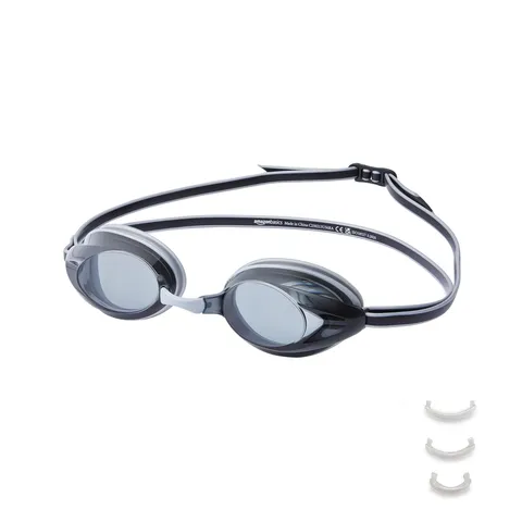Amazon Basics Occhialini da nuoto per adulti, unisex, argento