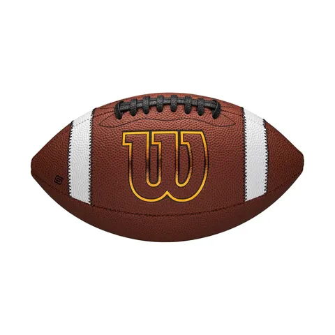 Wilson Pallone da Football GST SpeedSkin, Realizzato Con Rivestimento In Pelle e Lacci di