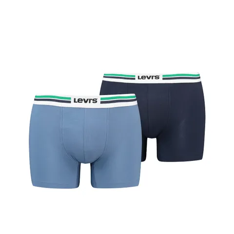 Levi's Boxer, Boxer Uomo, Blu (Blue), S
