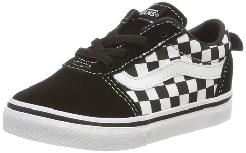 Vans Ward Slip-On, Scarpe da ginnastica Unisex - Bambini e ragazzi, Black and True White, 24 EU