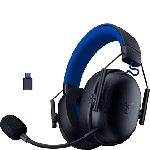 Razer BlackShark V3 X HyperSpeed for PlayStation - Cuffie wireless per eSport - Ultraleggere 270 g - Driver TriForce da 50 mm - Microfono rimovibile - HyperSpeed 2,4 GHz e Bluetooth - PS5/PC | Nero