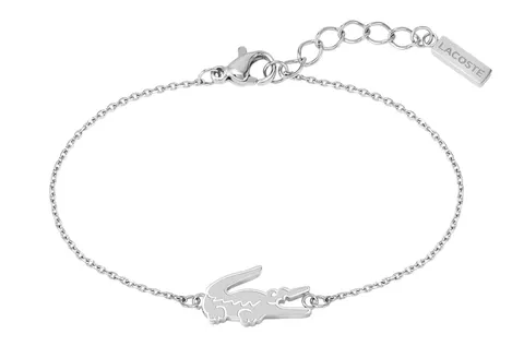 Lacoste Orecchini Crocodile Acciaio Inossidabile