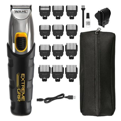 Regolabarba - WAHL - Extreme Grip - 240 V - 240 min - Nero / Arancione