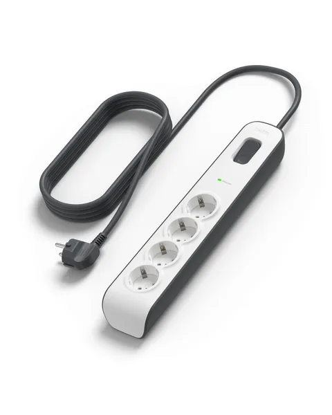 Belkin Ciabatta multipresa con 4 prese, protezione dalle sovratensioni con 4 prese CA