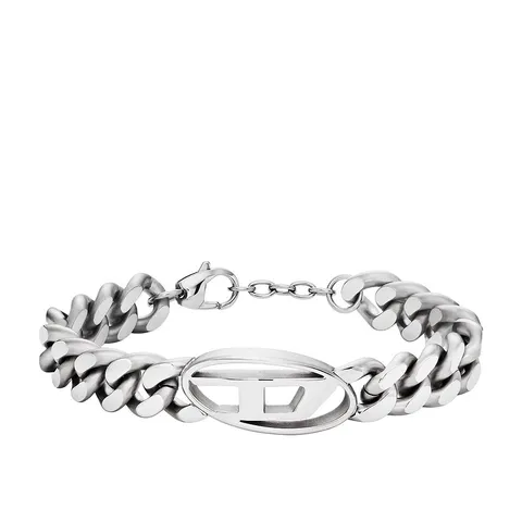 Diesel Bracciale da uomo, Bracciale a catena in acciaio inossidabile, Lunghezza: