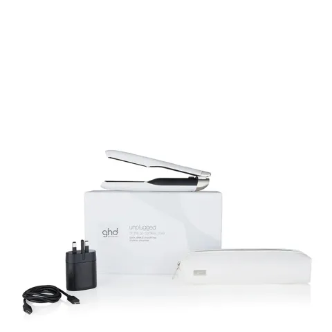 ghd Unplugged Styler - Piastra per capelli senza fili (Bianca)