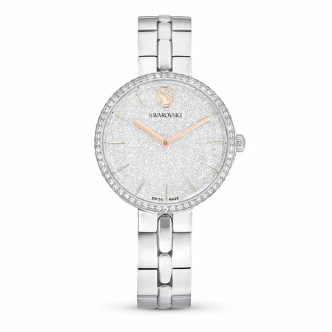 Swarovski Orologio Cosmopolitan, Fabbricato in Svizzera, Bracciale di metallo, Tono
