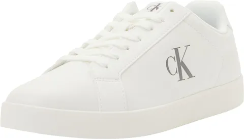 Calvin Klein Uomo Sneakers con Suola Preformata Derby con Logo, Bianco (Triple Bright