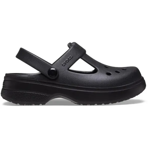 Crocs Classic Mary Jane Clog T, Zoccoli Unisex - Bambini e Ragazzi, Nero, 23/24 EU