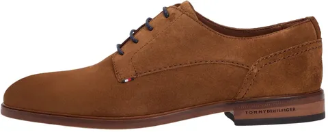 Tommy Hilfiger Hilfiger Scarpe da Uomo in Pelle Scamosciata FM0FM0FM05776 Derby, Marrone