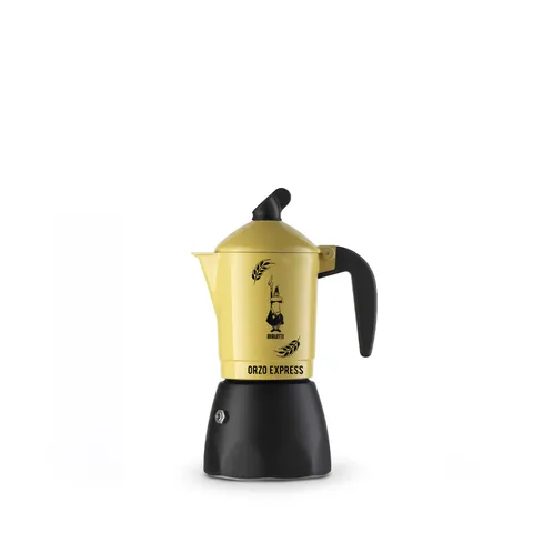 Bialetti Caffettiera Orzo Express, 2 Tazze, Pensata per preparare un Orzo Espresso, Non