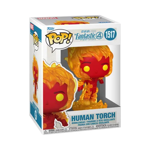 Funko POP! Marvel: Fantastic Four - Human Torch - Figura in vinile da collezione - Idea