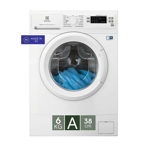 Electrolux EW6S526A Lavatrice Slim a Carica Frontale Serie 600 SensiCare, 6 kg, Classe A