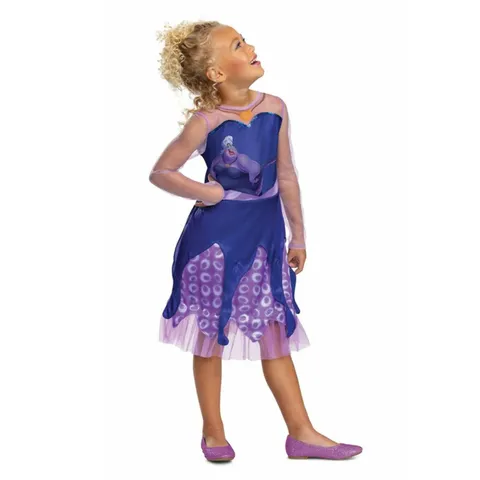 Disguise 129739K-EU - Costume classico Ursula (Eu), M, multicolore