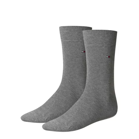 Tommy Hilfiger Classic, Calzini Uomo, Grigio 08A, 43-46 (Pacco da 2)