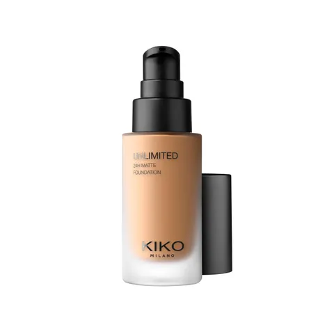 KIKO Milano Unlimited 24H Matte Foundation 8 NG, Fondotinta Fluido Mat A Lunga Tenuta