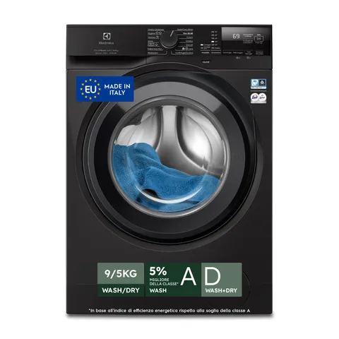 Electrolux EW7W295B Lavasciuga DualCare 700 con Tecnologia SensiCare+, 9 kg Lavaggio o 5